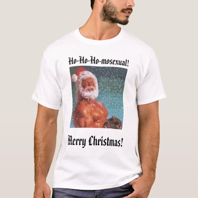 Camiseta Santa gay (Anverso)