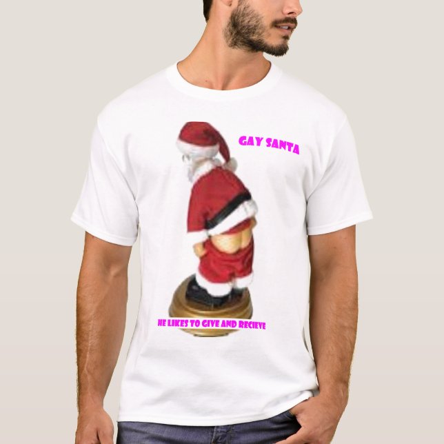 Camiseta santa gay 3 (Anverso)