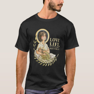 Camiseta Santa Gianna Beretta Molla Patrona Doctora Católic