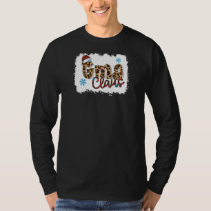 Camiseta Santa Gma Claus Leopard Christma