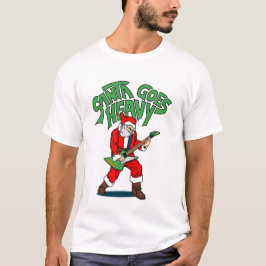 Camiseta Santa Goes Heavy