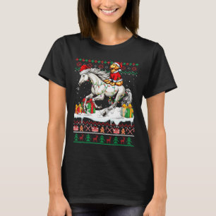 Camiseta Santa Golden Retriever Rige Horse Navidades Swea