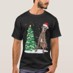 Camiseta Santa Great Dane Dog Christmas Tree Light Funny Xm<br><div class="desc">Santa Great Dane Dog Christmas Tree Light Divertido navideño</div>