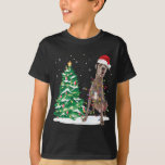 Camiseta Santa Great Dane Dog Christmas Tree Light Funny Xm<br><div class="desc">Santa Great Dane Dog Christmas Tree Light Divertido navideño</div>