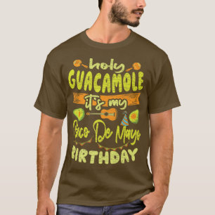 Camiseta Santa Guacamole Cinco De Mayo Fiesta Africana De C