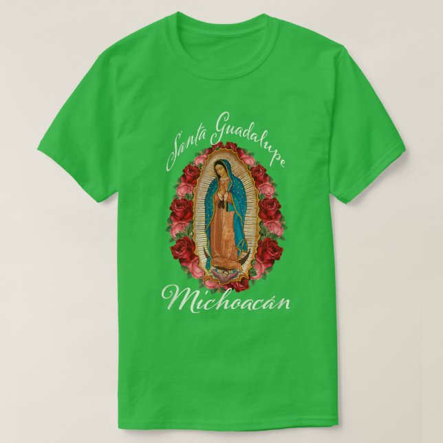 Camiseta Santa Guadalupe Santa María de México, América (Diseño del anverso)