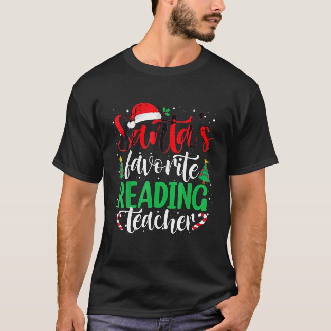 Camiseta Santa H: Navidades de profesores favoritos de lect (Anverso)