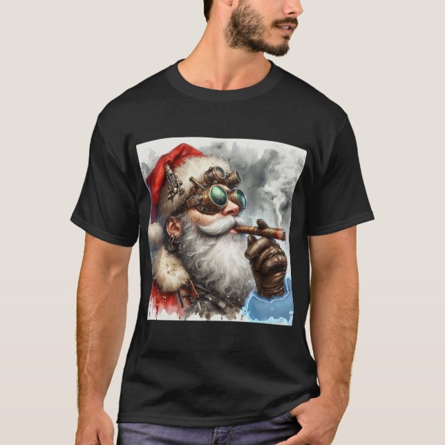 Camiseta ¡Santa hace Steampunk! (Anverso)
