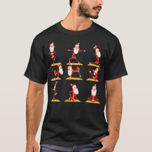 Camiseta Santa Haciendo ejercicios de yoga poses meditación