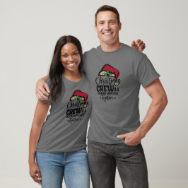 Camiseta Santa Hat Christmas Crew Matching Family