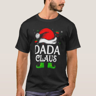 Camiseta Santa Hat Dada Claus Elf Navidades feos suecos