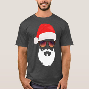 Camiseta Santa Hat gafas de sol barba Santa Presentidee 1