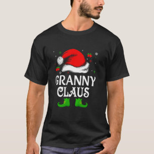 Camiseta Santa Hat Granny Claus Elf Navidades feos