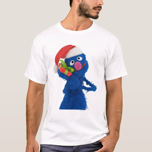 Camiseta Santa Hat Grover (Anverso)