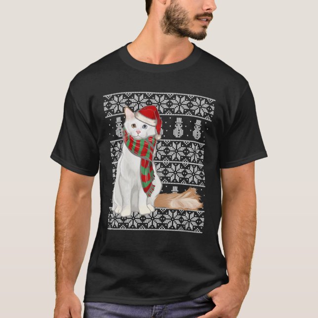 Camiseta Santa Hat navidad Navidades feos de Van Cat turcos (Anverso)