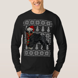 Camiseta Santa Hat navidad Navidades feos del perro acuátic