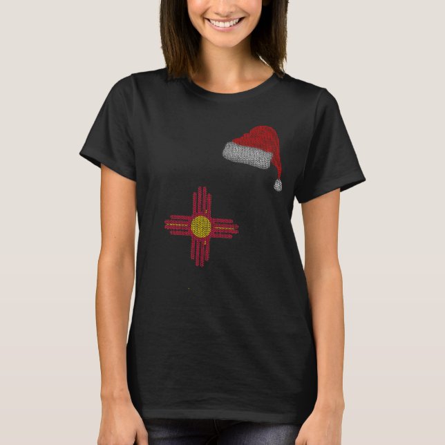 Camiseta Santa Hat Navidades de Nuevo México (Anverso)