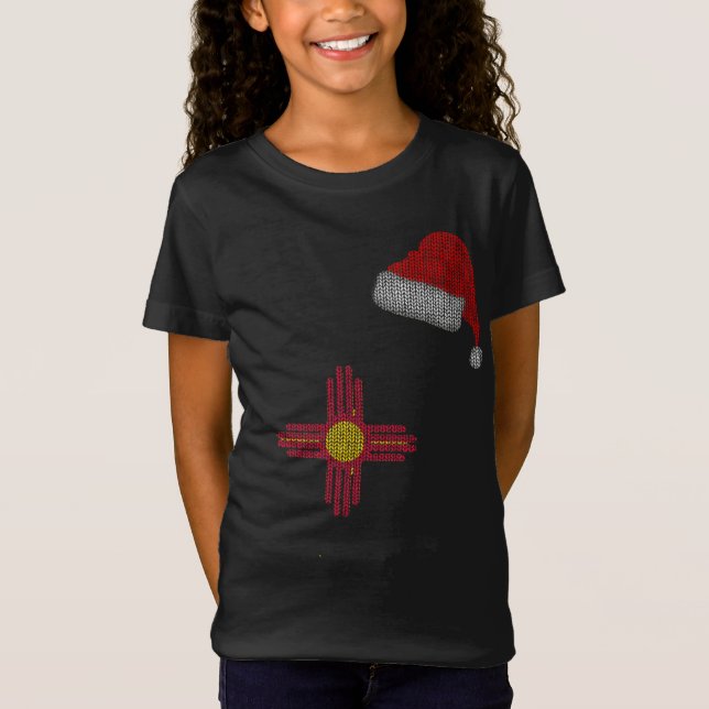 Camiseta Santa Hat Navidades de Nuevo México (Anverso)