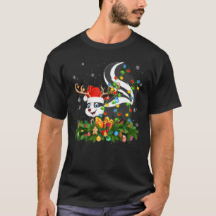 Camiseta Santa Hat Skunks Lover Animal Lover Reindeer Skunk
