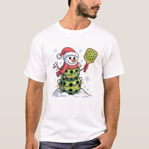 Camiseta Santa Hat Snowman navideño graciosos Navidades de