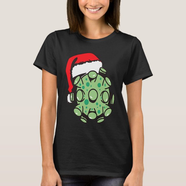 Camiseta Santa Hat Virus (Anverso)