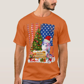 Camiseta Santa Hat y navidad unicornio