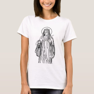 Camiseta Santa Hildegard de Bingen Médico de la Iglesia
