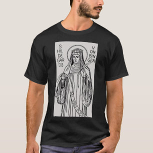 Camiseta Santa Hildegarda de Bingen abadesa benedictina