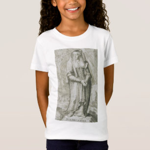 Camiseta Santa Hildegarda de Bingen Arte Místico Medieval