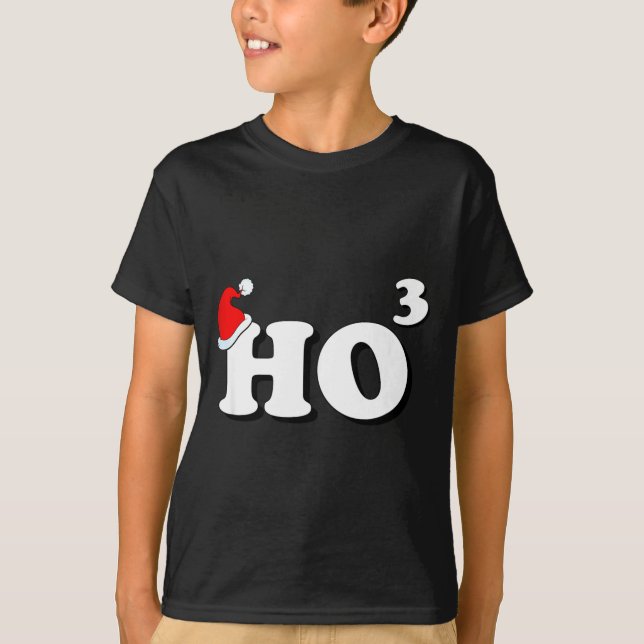 Camiseta Santa Ho3 Ho Cubed Gift Women Men Teacher Funny Ch (Anverso)