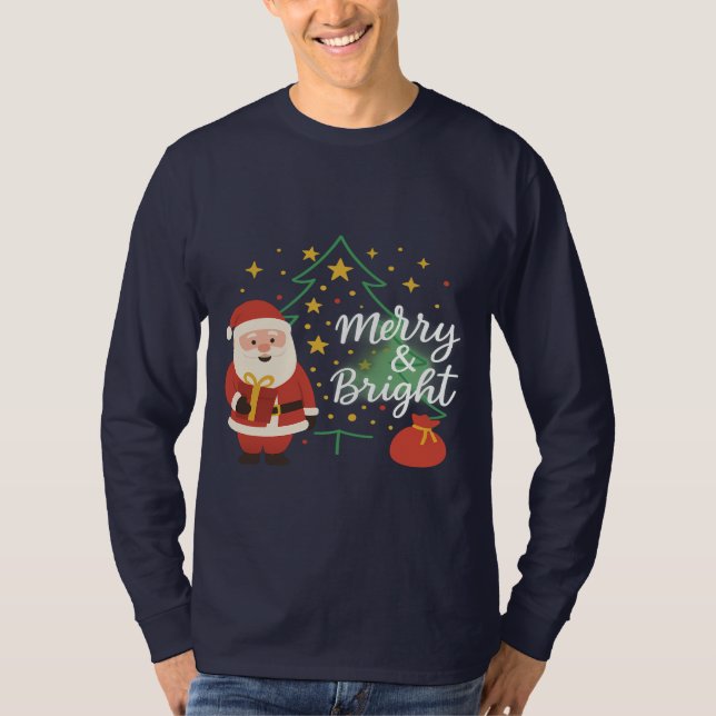 Camiseta Santa Holiday Gift T-Shirt for Husband – Christmas (Anverso)