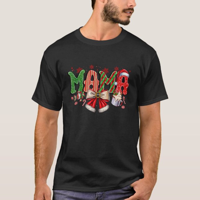 Camiseta Santa Hot Cocoa  (Anverso)