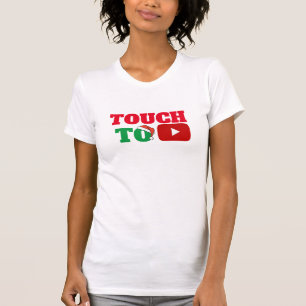 Camiseta Santa Humor Tee, Toque para jugar a Navidades dive