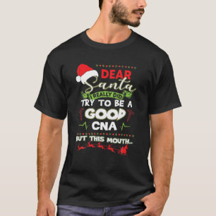 Camiseta Santa I De Verdad Trató De Ser Un Buen Navidad De 