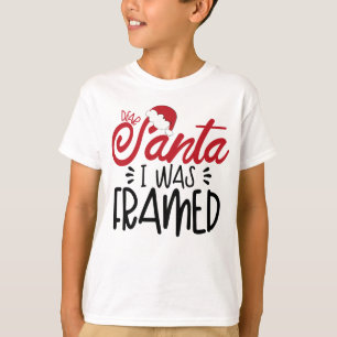 Camiseta Santa I estaba enmarcada