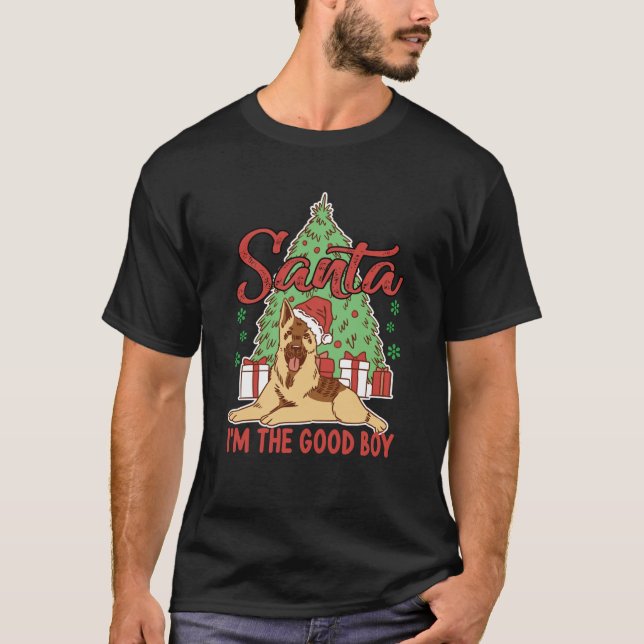 Camiseta Santa I m the Good Boy Funny Navidades Cuppy (Anverso)