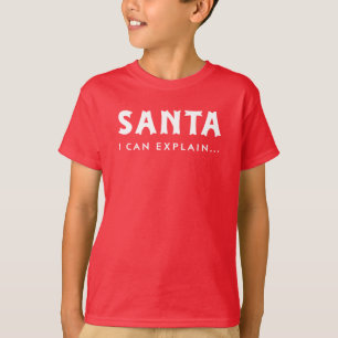Camiseta Santa I puede explicar las divertidas vacaciones