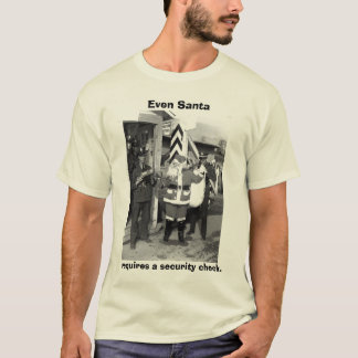 Camiseta santa, incluso Santa, requiere un control de