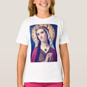Camiseta Santa Isabel de Hungría Estilo Romántico Premium