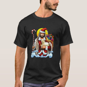 Camiseta Santa Jesús Navidades Fiesta de Natividad Cristia