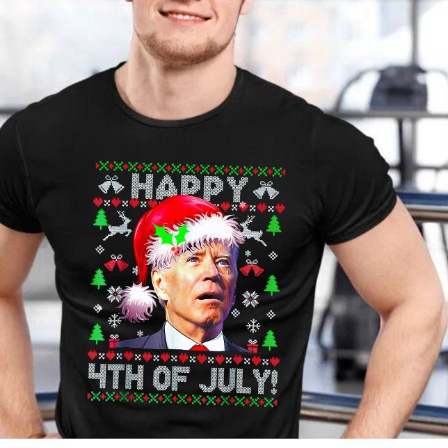 Camiseta Santa Joe Biden Felices Navidades del 4 de julio (Subido por el creador)