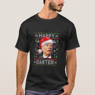 Camiseta Santa Joe Biden Feliz Pascua Navidades feos sudan