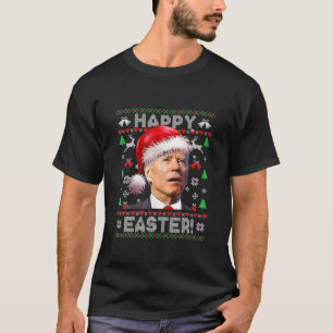 Camiseta Santa Joe Biden Feliz Pascua Navidades feos sudan