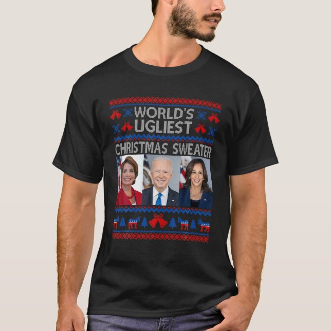 Camiseta Santa Joe Biden Funny World Navidades más feas de  (Anverso)