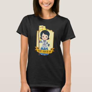 Camiseta Santa Juana de Arco para niños Niñas católicas lin