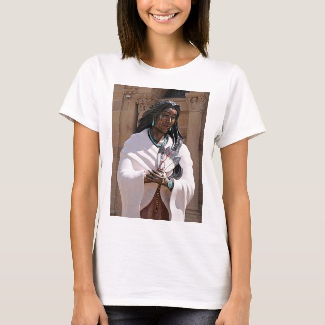 Camiseta Santa Kateri Tekakwitha (Anverso)