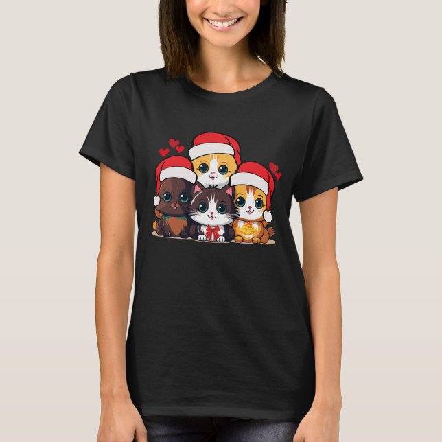 Camiseta Santa Kittens (Anverso)