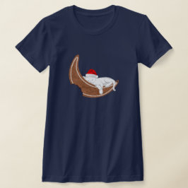 Camiseta Santa Kitty y la Luna de Gingerbread
