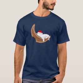 Camiseta Santa Kitty y la Luna de Gingerbread