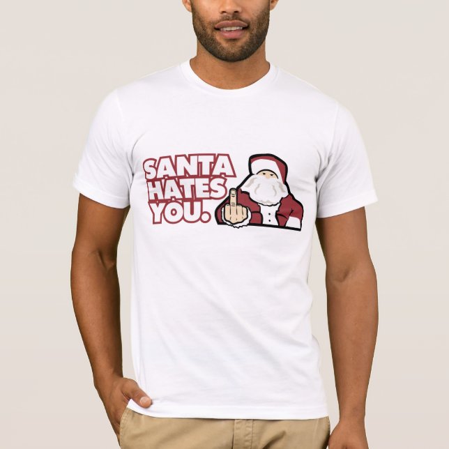 Camiseta Santa le odia (Anverso)